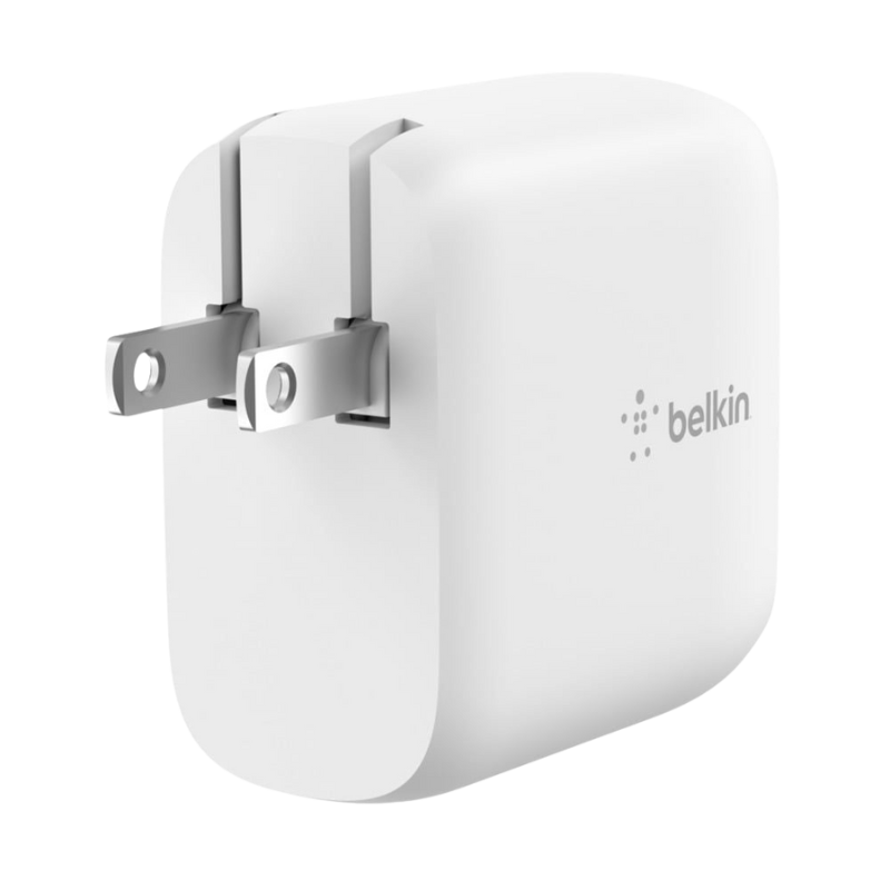  Adapter Sạc Nhanh Belkin 40W, USB-C PD 20W + USB-C PD 20W, Wall Charger - Hàng Chính Hãng 