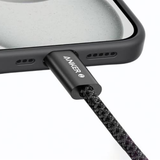  Cáp Sạc Anker Zolo USB-C to USB-C 1.8m Bọc Dù 60W - A8060 Chính Hãng 