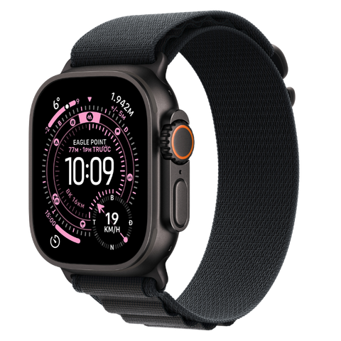 Apple Watch Ultra 3 GPS + Cellular - Mặt Black Titanium 49mm - Dây Alpine Loop - Chính hãng