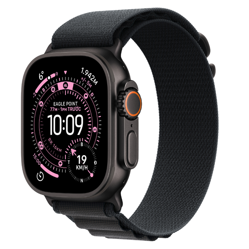 Apple Watch Ultra 3 GPS + Cellular - Mặt Black Titanium 49mm - Dây Alpine Loop - Chính hãng