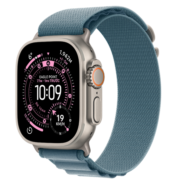 Apple Watch Ultra 3 GPS + Cellular - Mặt Natural Titanium 49mm - Dây Alpine Loop - Chính hãng