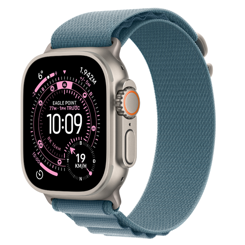 Apple Watch Ultra 3 GPS + Cellular - Mặt Natural Titanium 49mm - Dây Alpine Loop - Chính hãng