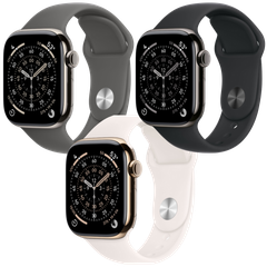 Apple Watch Series 11 GPS + Cellular - Mặt Titanium 42mm, dây Sport Band - Chính hãng
