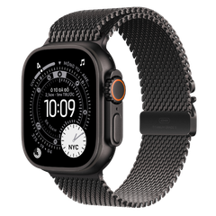 Apple Watch Ultra 3 GPS + Cellular - Mặt Black Titanium 49mm - Dây Milanese Loop - Chính hãng