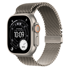 Apple Watch Ultra 3 GPS + Cellular - Mặt Natural Titanium 49mm - Dây Milanese Loop - Chính hãng