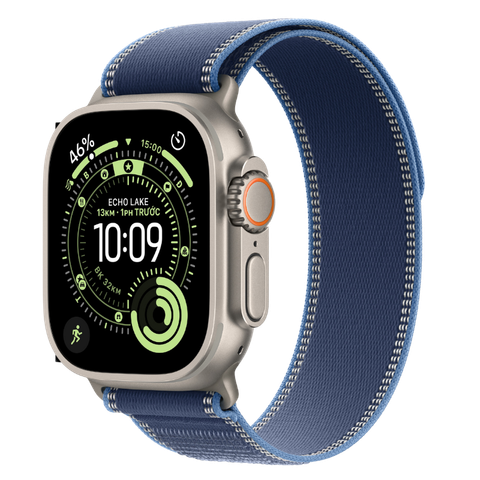 Apple Watch Ultra 3 GPS + Cellular - Mặt Natural Titanium 49mm - Dây Trail Loop - Chính hãng