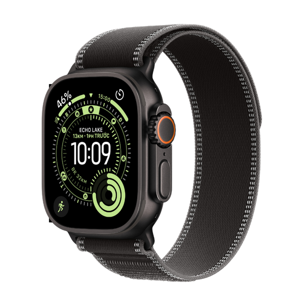 Apple Watch Ultra 3 GPS + Cellular - Mặt Black Titanium 49mm - Dây Trail Loop - Chính hãng