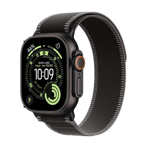 Apple Watch Ultra 3 GPS + Cellular - Mặt Black Titanium 49mm - Dây Trail Loop - Chính hãng