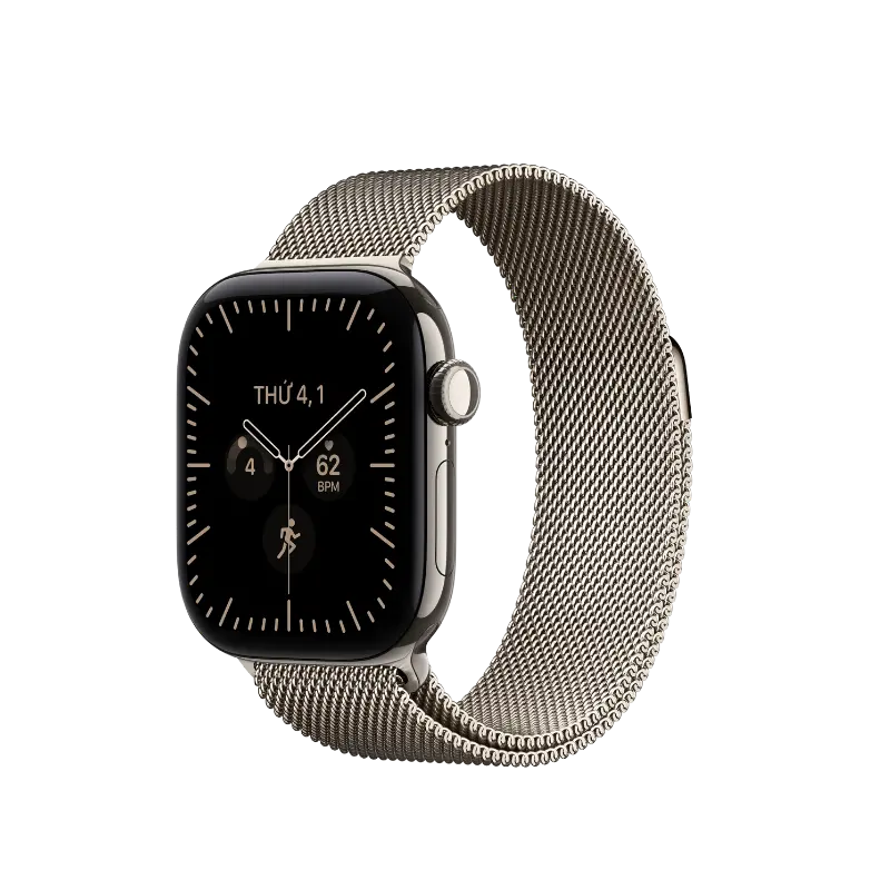  Apple Watch Series 12 Titan 46mm (5G) Dây Quấn Milan Chính Hãng 