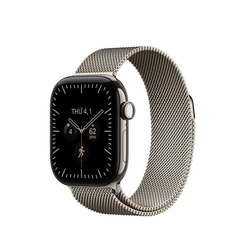  Apple Watch Series 12 Titan 42mm (5G) Dây Quấn Milan Chính Hãng 