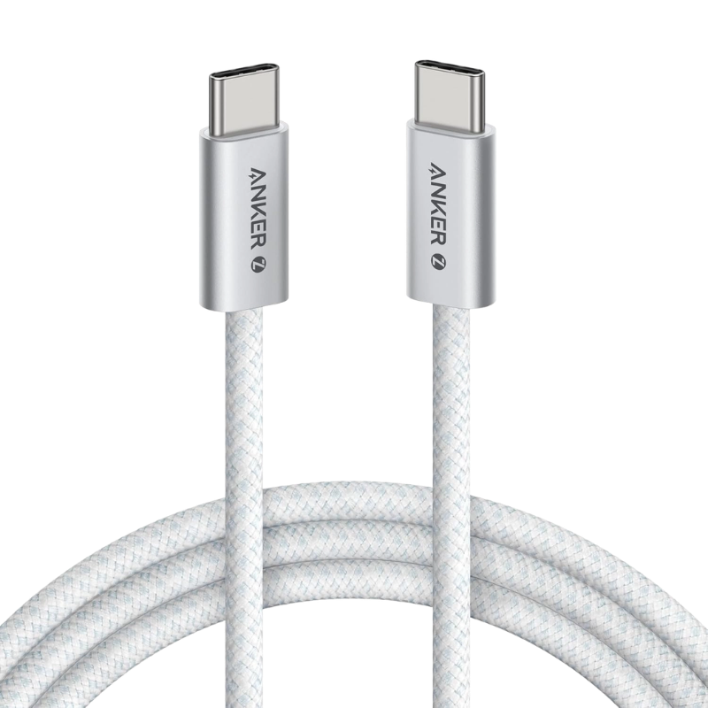  Cáp Sạc Anker Zolo USB-C to USB-C 1.8m Bọc Dù 60W - A8060 Chính Hãng 