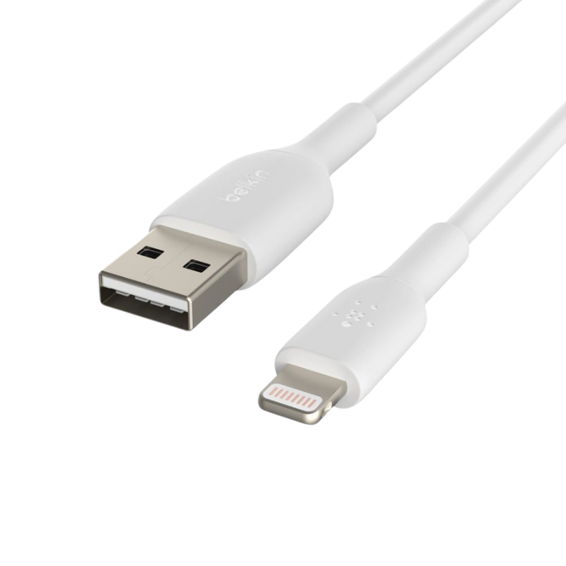  Cáp Sạc Lightning Belkin Vỏ Nhựa PVC Dài 1M - Hàng Chính Hãng 