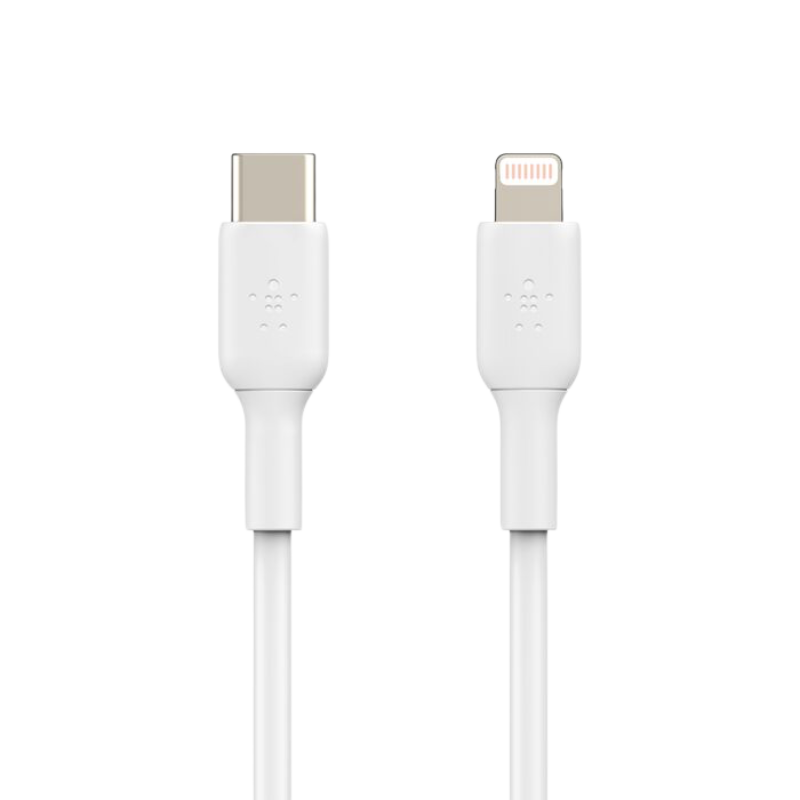  Cáp Sạc Belkin USB Type C - Lightning Vỏ Nhựa 30W Dài 1M - Hàng Chính Hãng 
