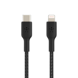  Cáp Sạc Belkin USB Type C - Lightning Vỏ Dù 30W Dài 2M - Hàng Chính Hãng 