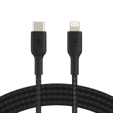  Cáp Sạc Belkin USB Type C - Lightning Vỏ Dù 30W Dài 2M - Hàng Chính Hãng 