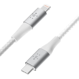  Cáp Sạc Belkin USB Type C - Lightning Vỏ Dù 30W Dài 2M - Hàng Chính Hãng 