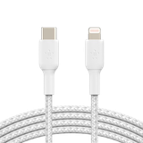  Cáp Sạc Belkin USB Type C - Lightning Vỏ Dù 30W Dài 2M - Hàng Chính Hãng 