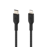  Cáp Sạc Belkin USB Type C - Lightning Vỏ Dù 30W Dài 1M - Hàng Chính Hãng 