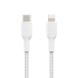  Cáp Sạc Belkin USB Type C - Lightning Vỏ Dù 30W Dài 1M - Hàng Chính Hãng 