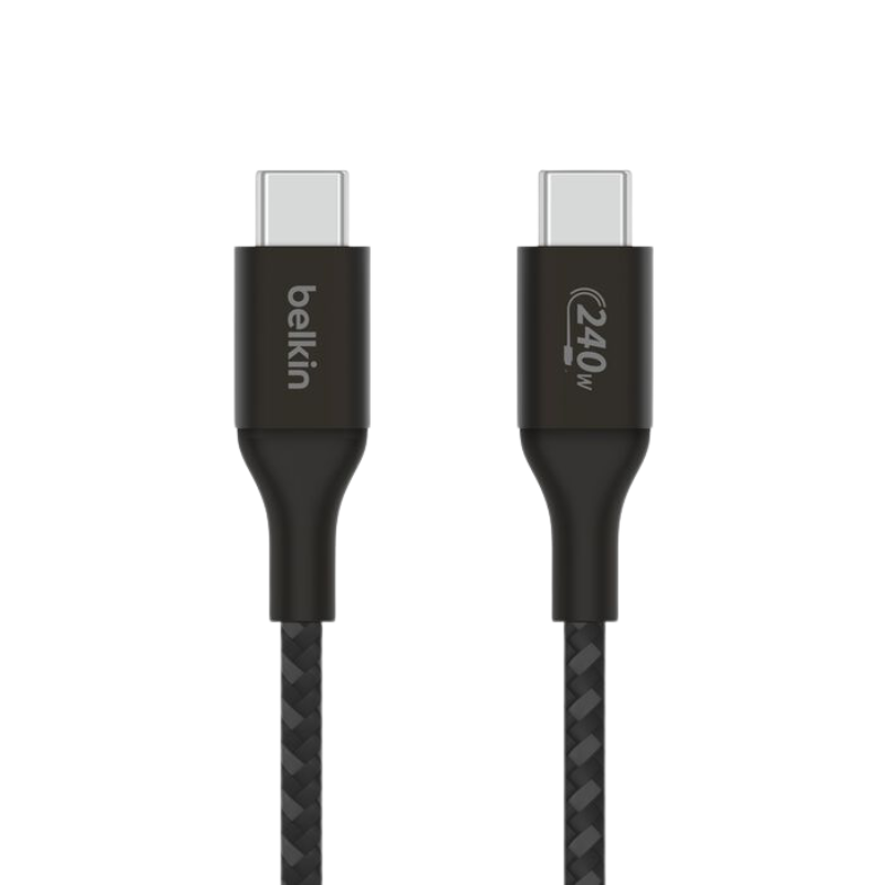  Cáp Sạc Belkin USB Type C Vỏ Dù 240W Dài 2M - Hàng Chính Hãng 
