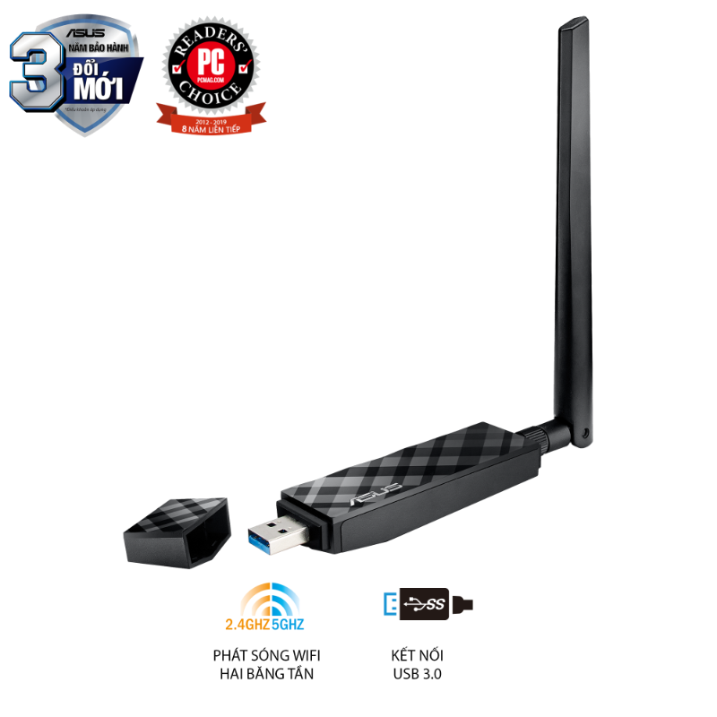  USB Wi-Fi ASUS USB-AC56 AC1300 Băng Tần Kép 