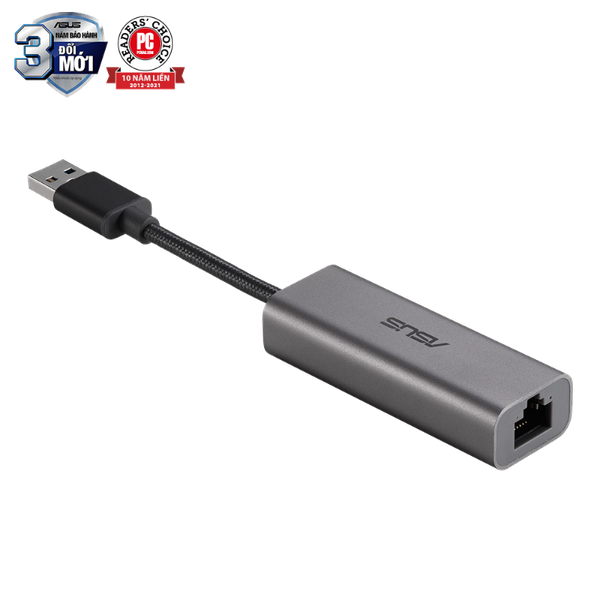 Adapter Mạng ASUS USB-C2500 USB-A Sang Ethernet 2.5Gbps