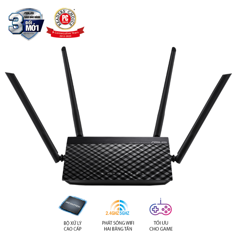  Router Wi-Fi ASUS RT-AC750L AC750 