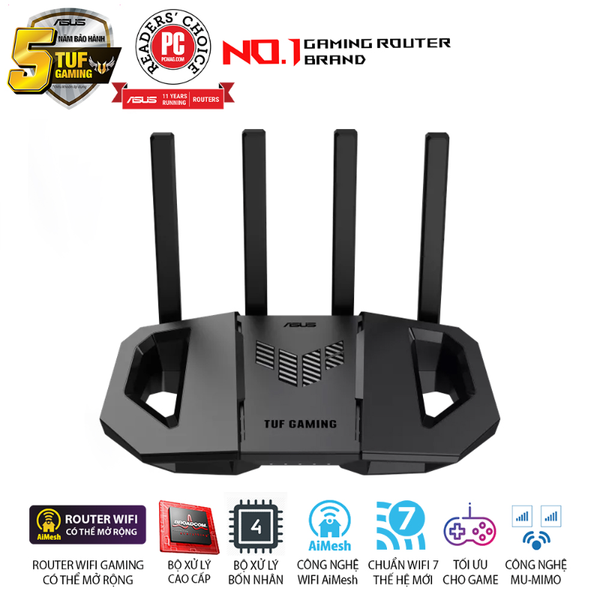 Router Wi-Fi 7 Gaming ASUS TUF Gaming BE3600
