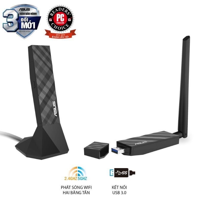  USB Wi-Fi ASUS USB-AC56 AC1300 Băng Tần Kép 