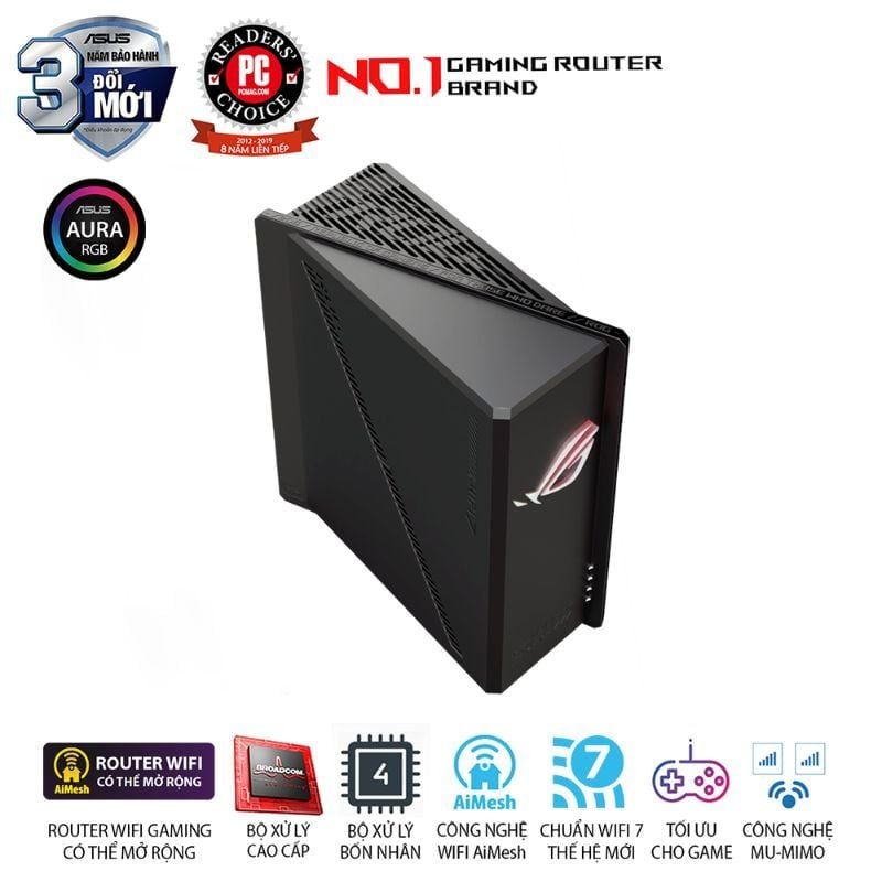  Router Wi-Fi 7 Gaming ASUS ROG Strix GS-BE18000 BE18000 