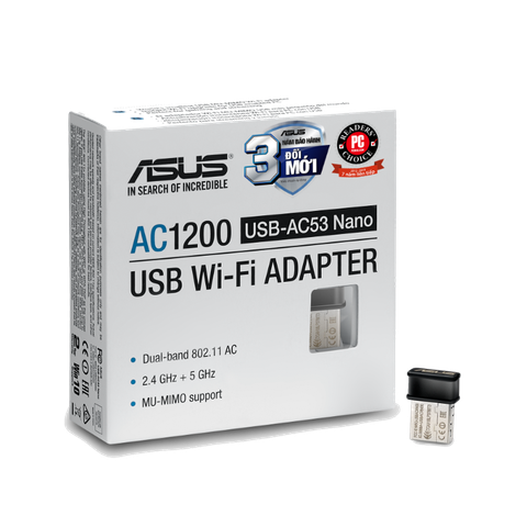 USB Wi-Fi ASUS USB-AC53 AC1200 Băng Tần Kép
