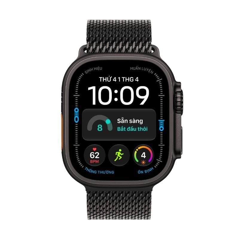  Apple Watch Ultra 4 Titan 49mm (5G) Dây Quấn Milan Chính Hãng 