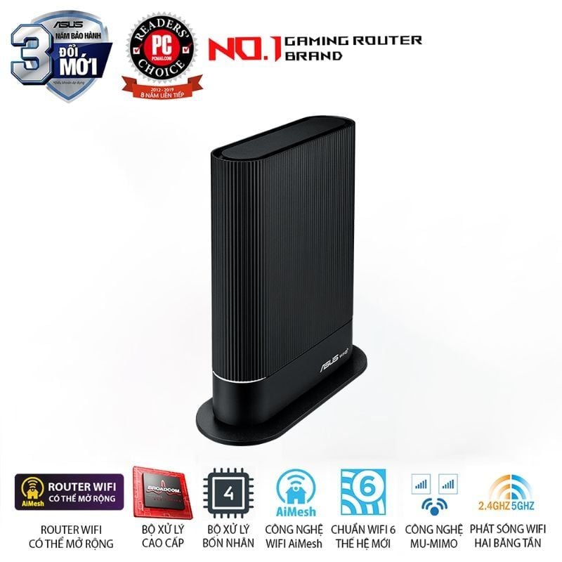  Router Wi-Fi 6 ASUS RT-AX59U AX4200 