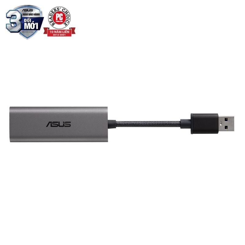  Adapter Mạng ASUS USB-C2500 USB-A Sang Ethernet 2.5Gbps 