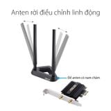  Card Wi-Fi 6 ASUS PCE-AX58BT AX3000 PCIe Bluetooth 5.0 