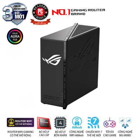 Router Wi-Fi 7 Gaming ASUS ROG Strix GS-BE18000 BE18000