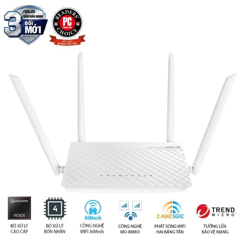  Router Wi-Fi ASUS RT-AC59U V2 AC1500 AiMesh 