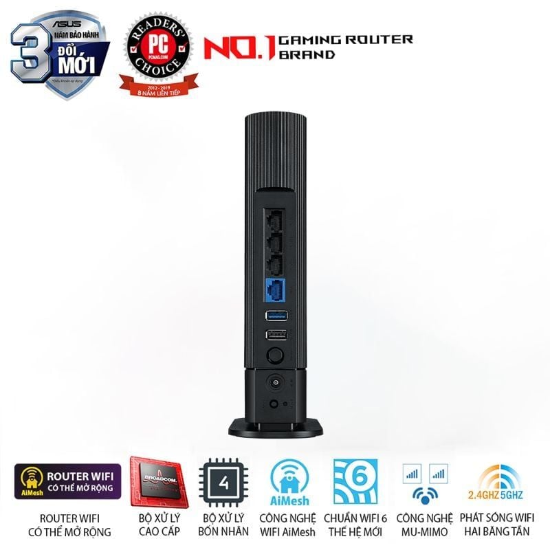 Router Wi-Fi 6 ASUS RT-AX59U AX4200 
