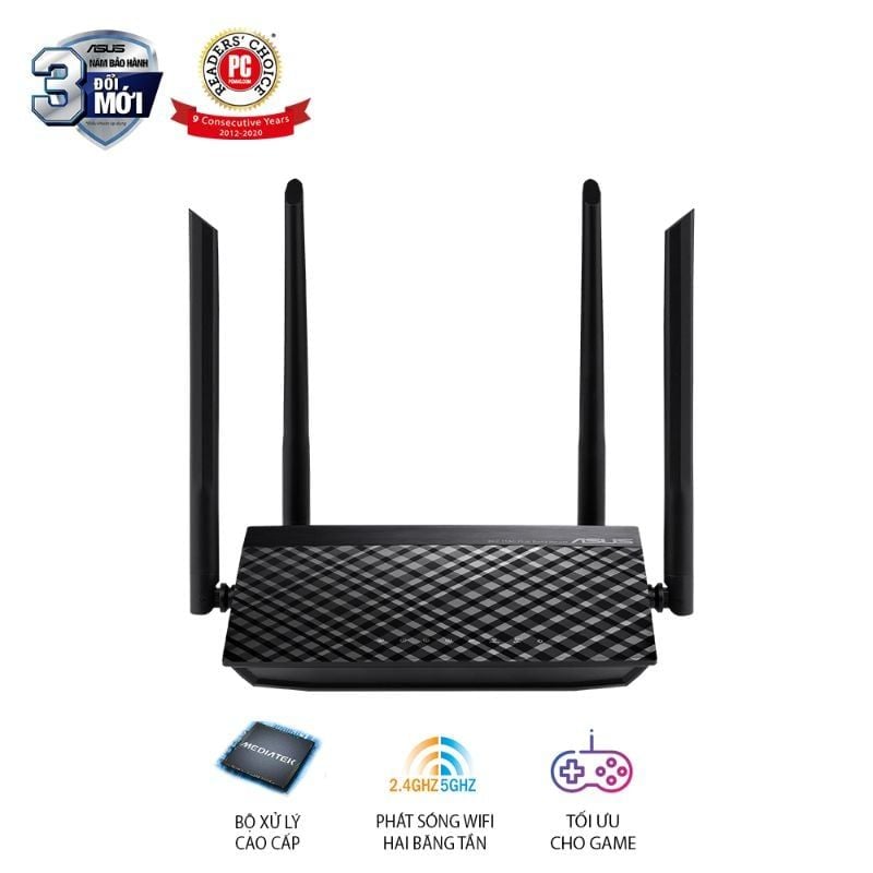 Router Wi-Fi ASUS RT-AC750L AC750 