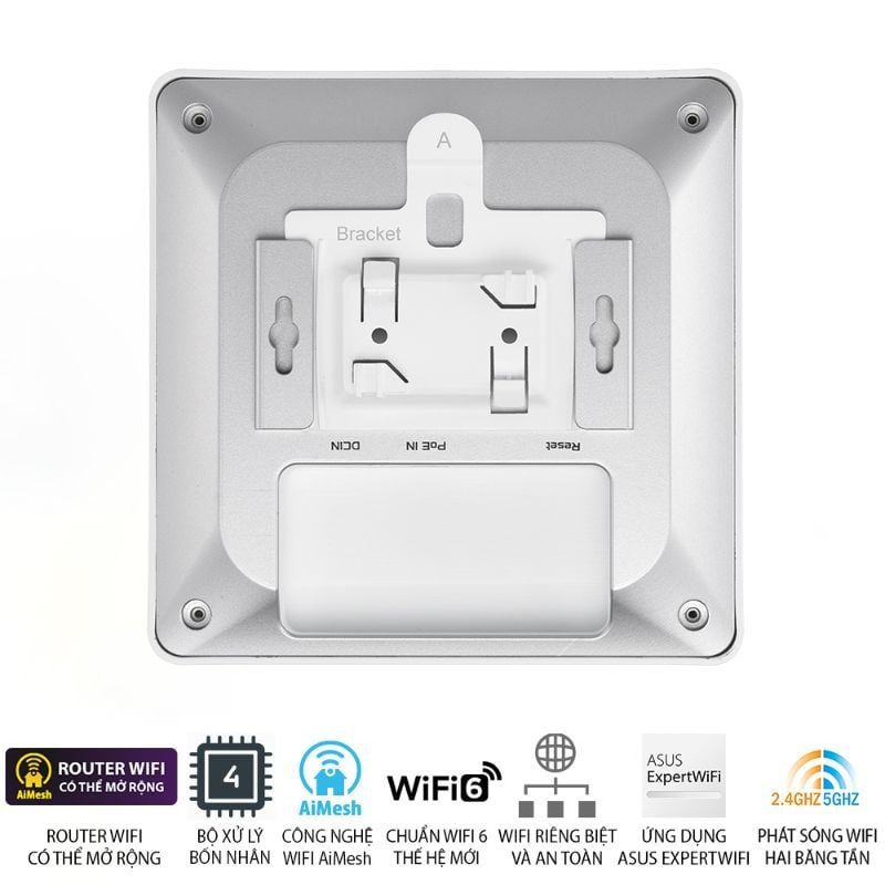 Access Point Wi-Fi 6 ASUS ExpertWiFi EBA63 AX3000 PoE 