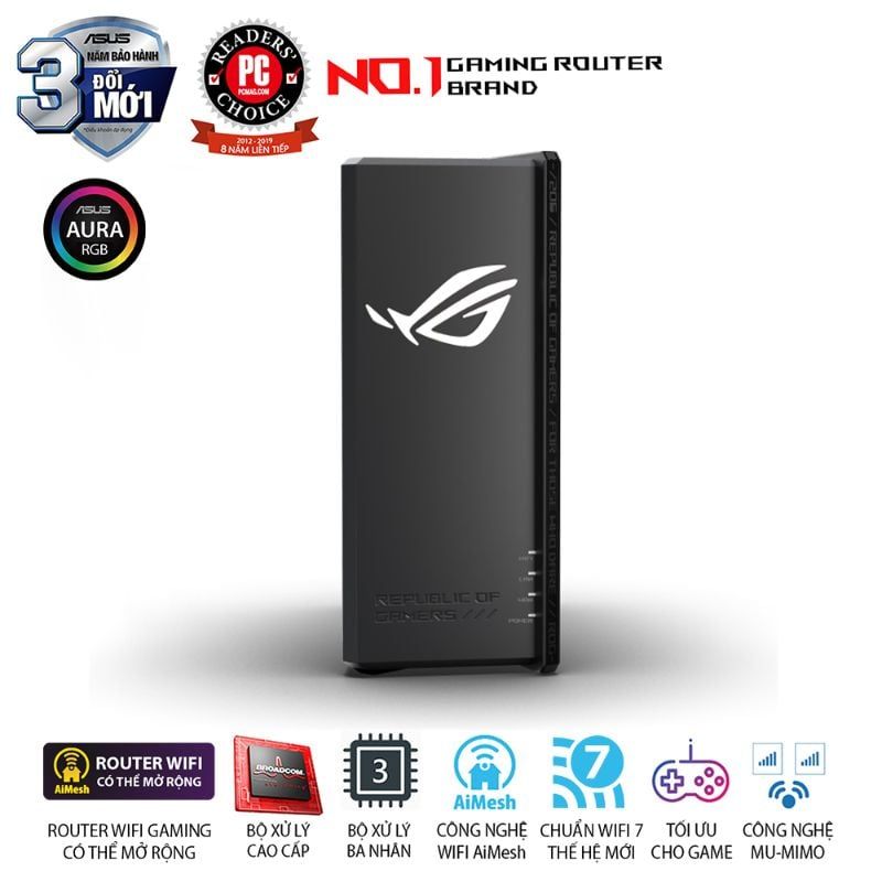  Router Wi-Fi 7 Gaming ASUS ROG Strix GS-BE7200X BE7200 