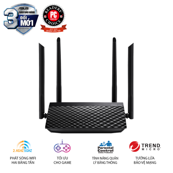 Router Wi-Fi ASUS RT-AC1200 V2 AC1200