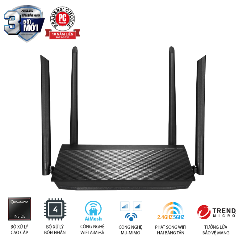  Router Wi-Fi ASUS RT-AC59U V2 AC1500 AiMesh 