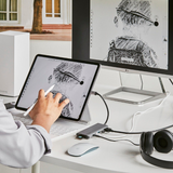  Adapter Chuyển Đổi USB-C Multiport 7 Trong 1, Pass-Thru Belkin - Hàng Chính Hãng 