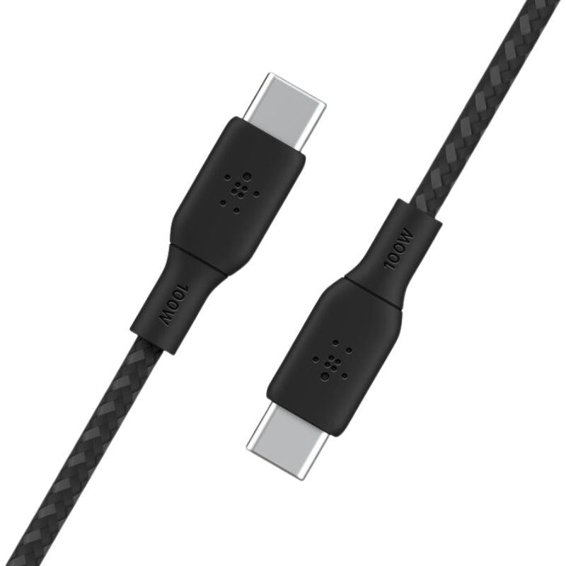  Cáp Sạc Belkin USB Type C Vỏ Dù 100W Dài 2M - Hàng Chính Hãng 