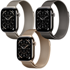 Apple Watch Series 11 GPS + Cellular - Mặt Titanium 46mm, dây Milanese Loop - Chính hãng