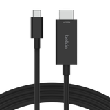  Cáp Belkin USB-C Sang HDMI 2.1 Hỗ Trợ 4K, 8K, Ultra HD, Đầu Nikel Dài 2M - Hàng Chính Hãng 