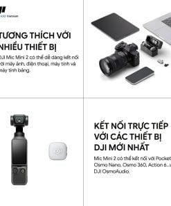  DJI Mic Mini 2 (1 TX + 1 Mobile RX + Charging Case) Chính Hãng 