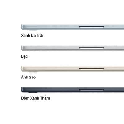  MacBook Air M5 13 inch 10CPU 10GPU 24GB RAM 512GB (Sạc 70W) - Chính Hãng Việt Nam 