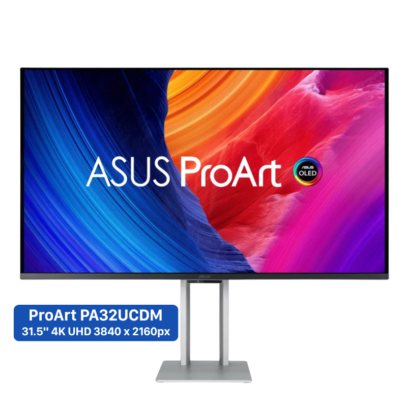 Màn hình ASUS ProArt Display OLED PA32UCDM 31.5" QD-OLED, 96W, 16:9, HDR-10, 240Hz, 4K UHD (3840 x 2160)